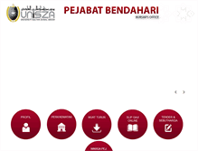 Tablet Screenshot of bendahari.unisza.edu.my