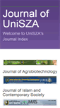 Mobile Screenshot of journal.unisza.edu.my
