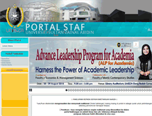 Tablet Screenshot of portal.unisza.edu.my